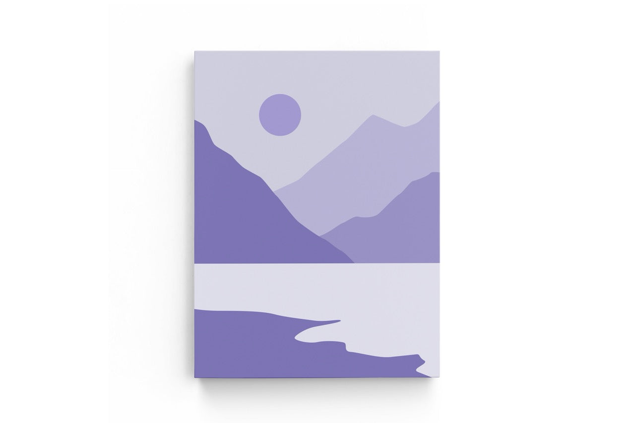 Tabloul Canvas Peisaj Violet