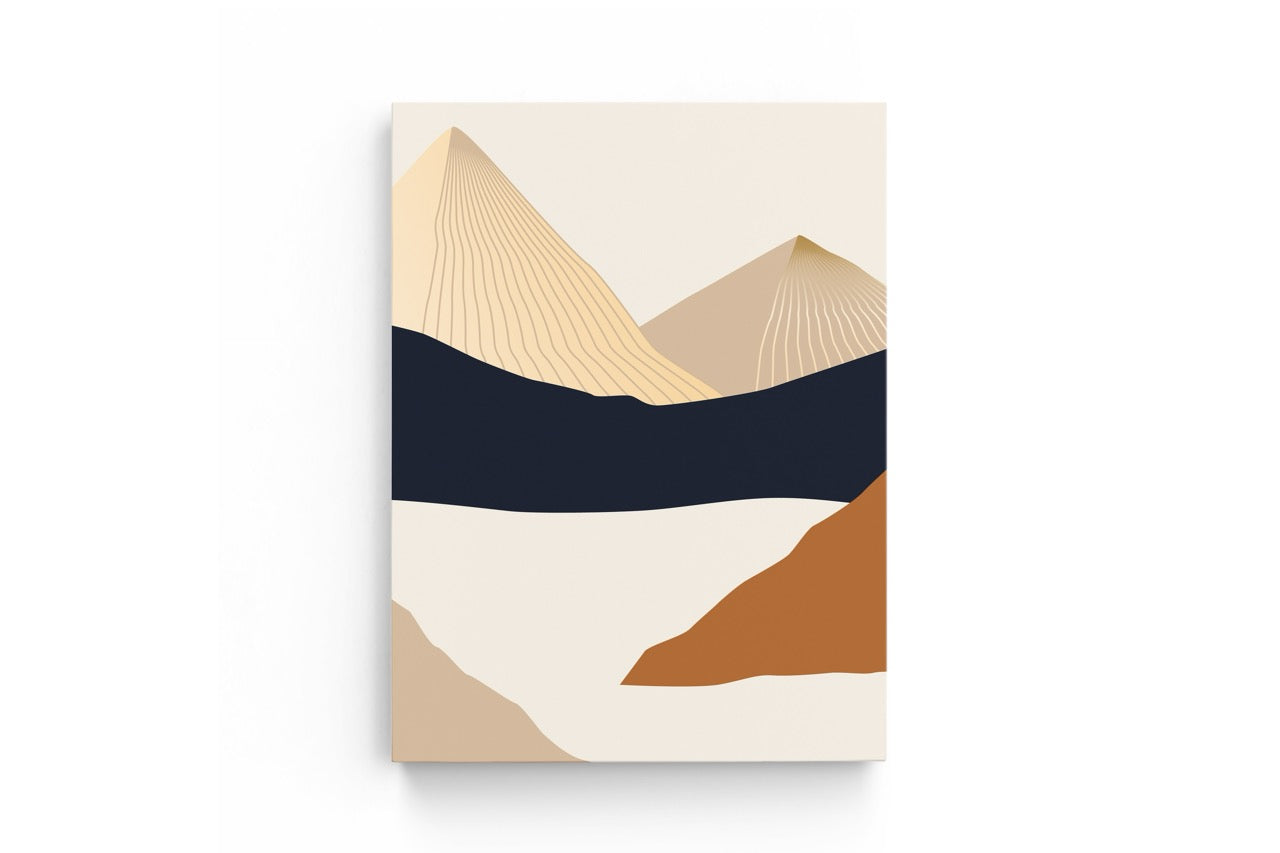 Tablou Canvas Gold Mountain