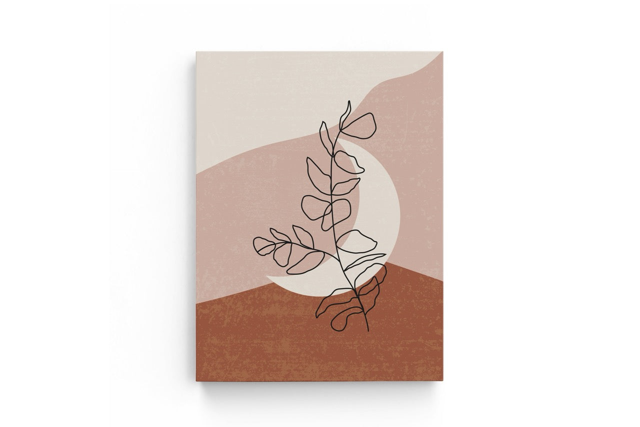 Tablou Canvas Semiluna & Floare