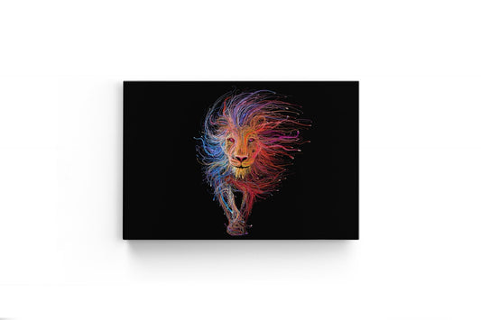 Tablou Canvas Leu Abstract