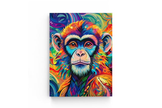 Tablou Canvas Maimuță Pictată
