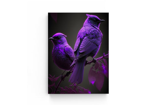 Tablou Canvas Păsări Fosforescente