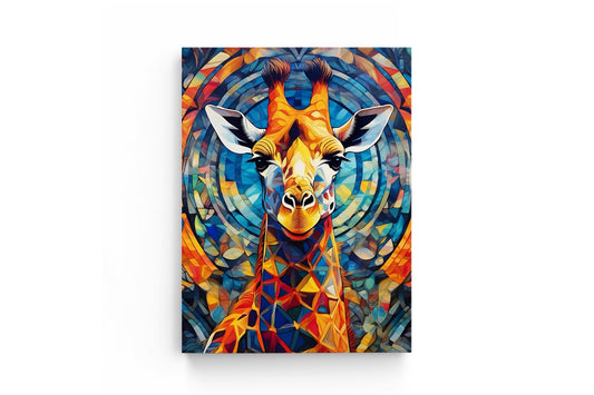 Tablou Canvas Girafa Pictata II