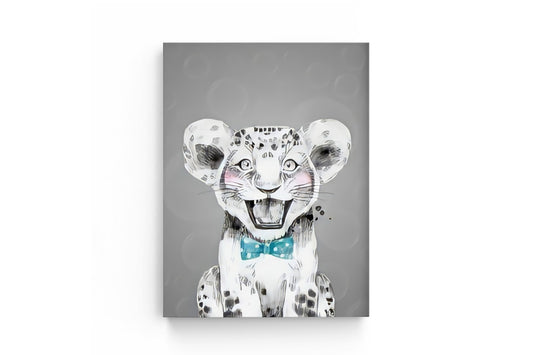 Tablou Canvas Tigrutul cu papion