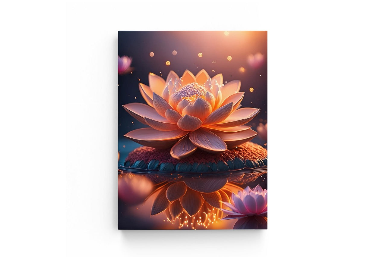 Tablou Canvas Digital Lotus II