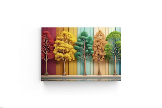 Tablou Canvas Color Tree