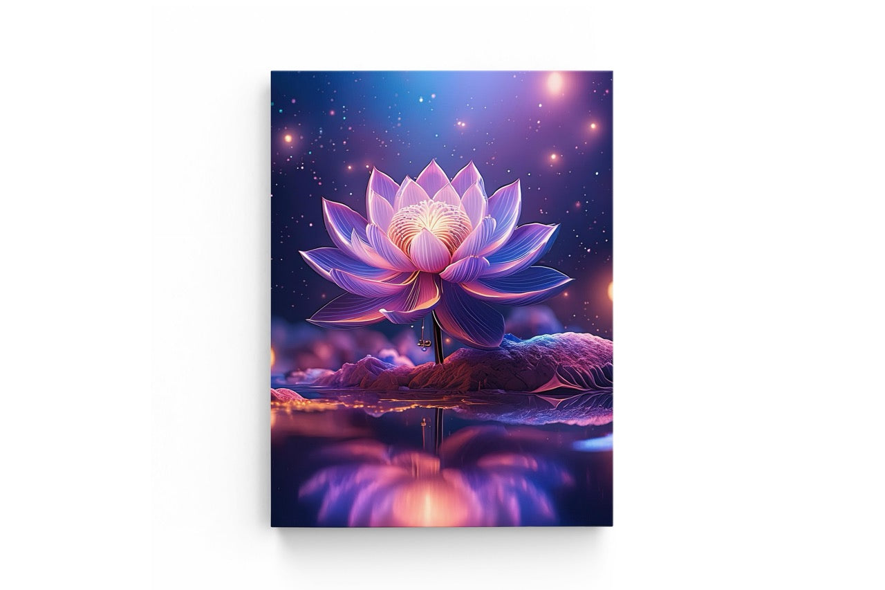 Tablou Canvas Digital Lotus III