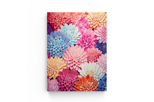 Tablou Canvas Mix Flower Wall