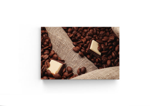 Tablou Canvas Cafea Și Ciocolata Alba
