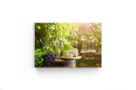 Tablou Canvas Cheese And Wine