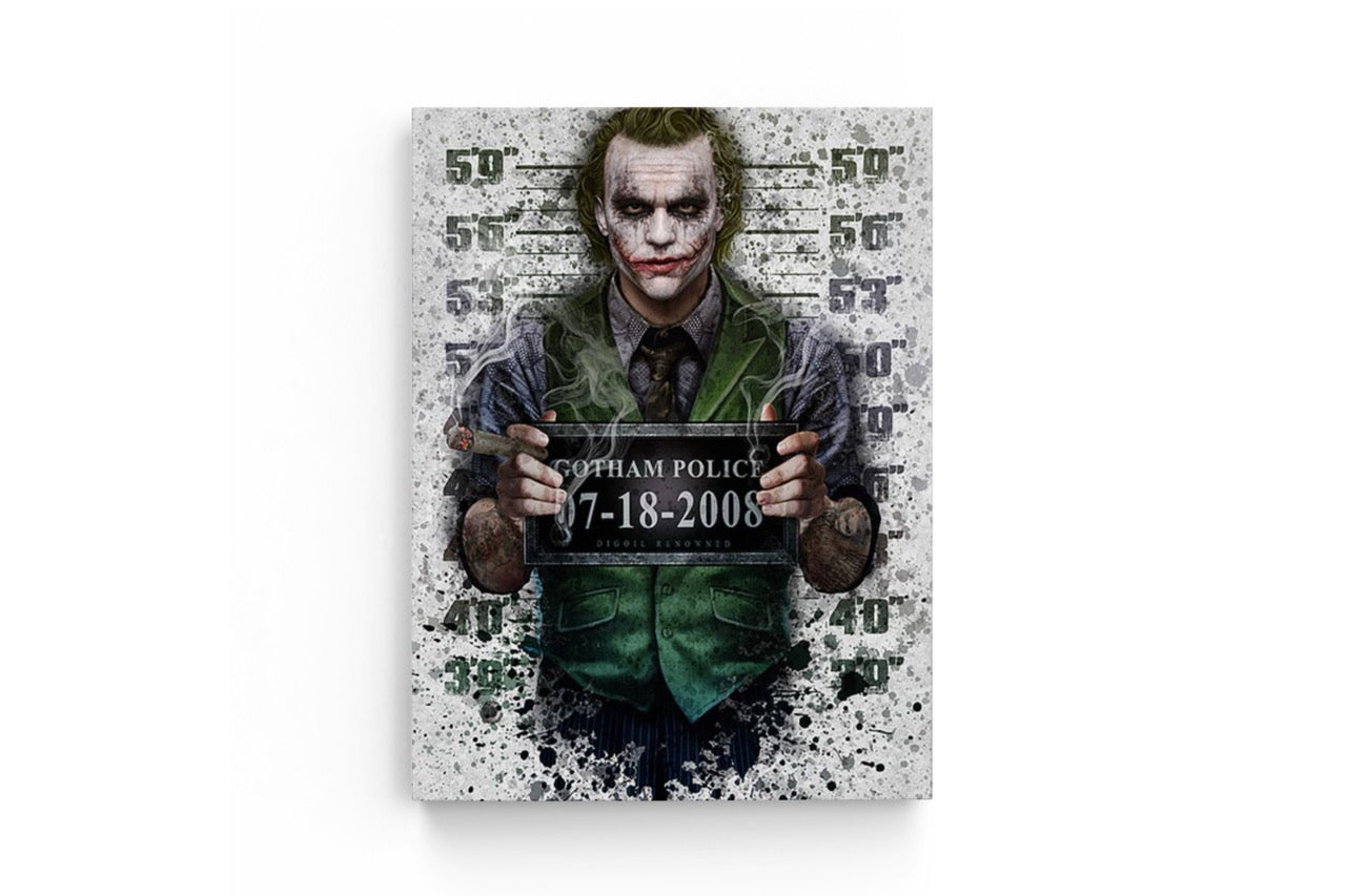 Tablou Canvas Joker Gotham Police