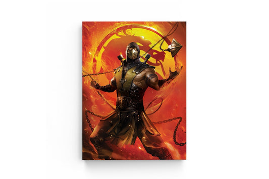 Tablou Canvas Scorpion Mortal Kombat Portret