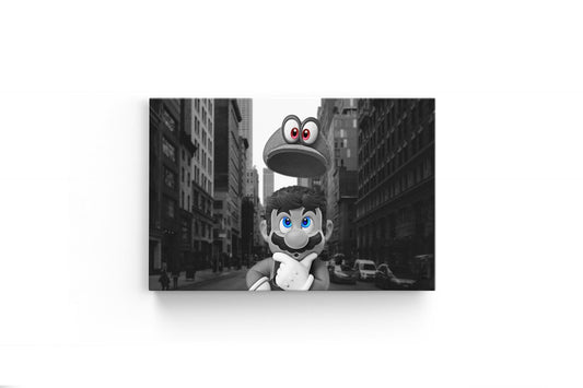 Tablou Canvas Mario Black & White