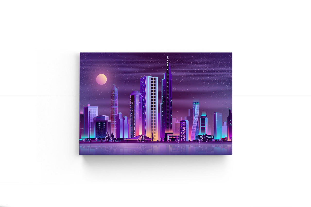 Tablou Canvas Digital City