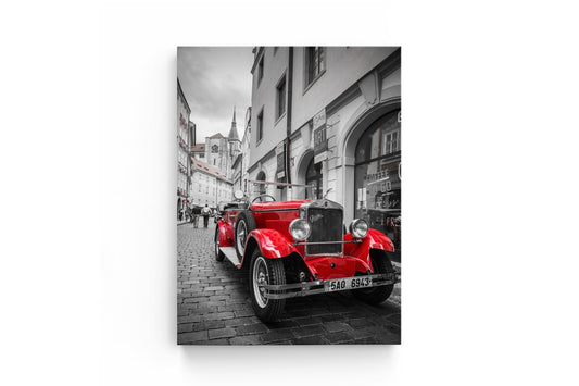 Tablou Canvas Mașina Roșie În Praga