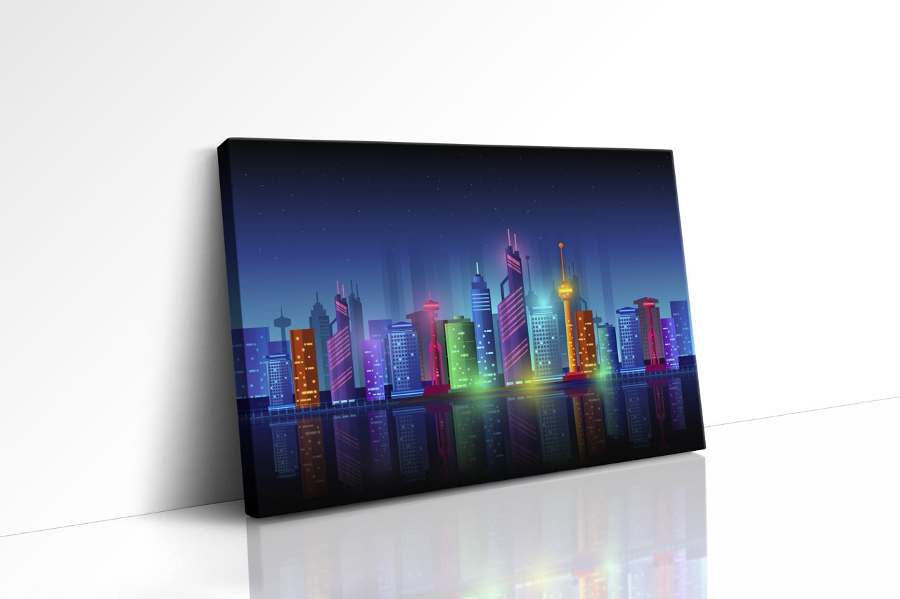 Tablou Canvas Futuristic City