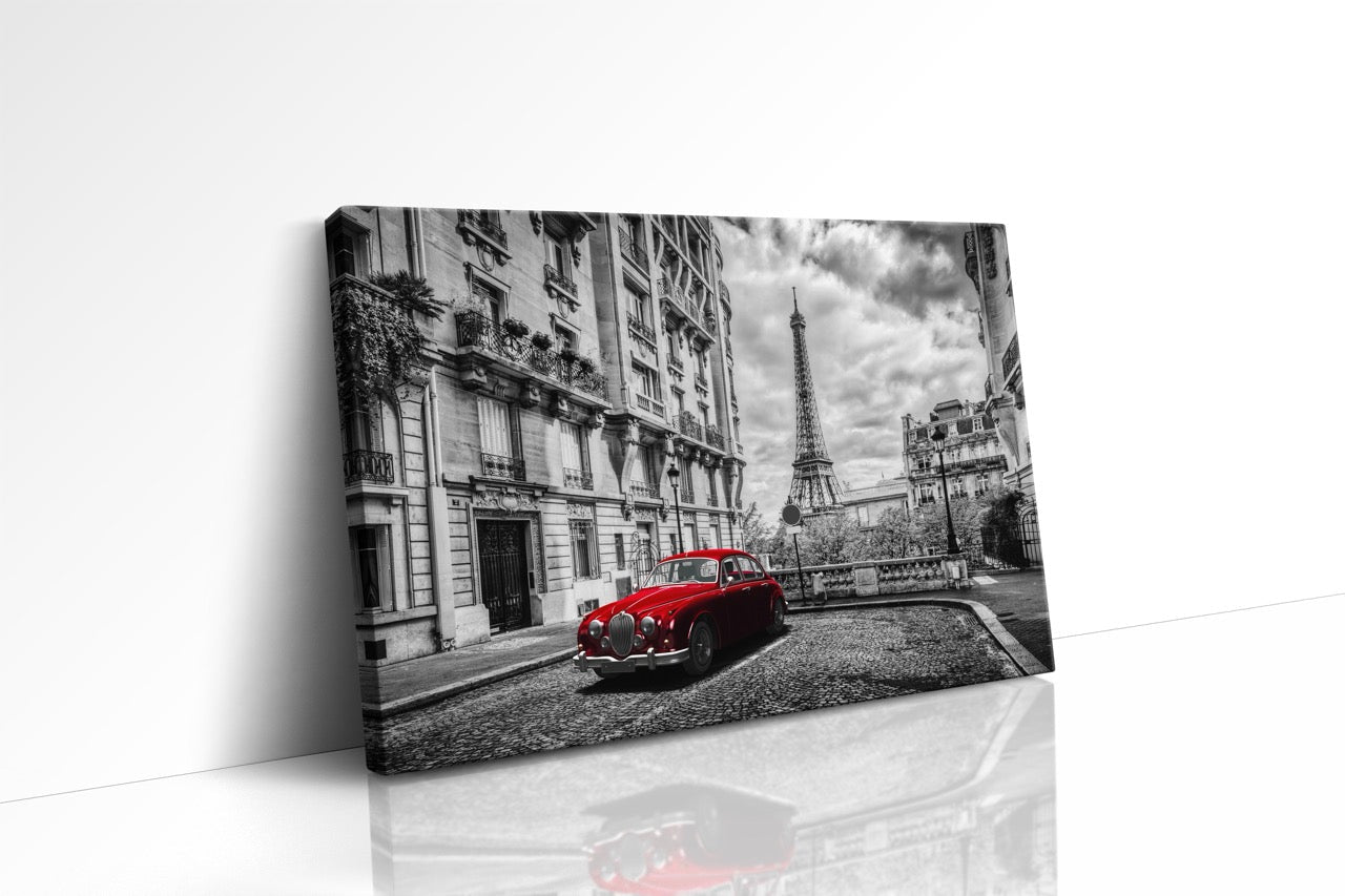 Tablou Canvas Paris În Alb Și Negru