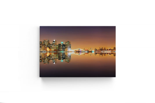 Tablou Canvas New York În Reflexie