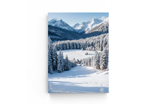 Tablou Canvas Iarna La Munte