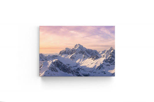 Tablou Canvas Răsăritul Peste Munții Alpi