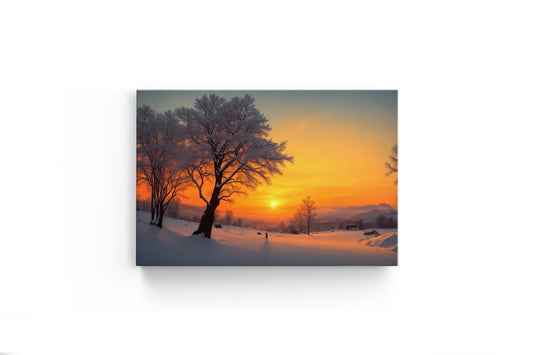 Tablou Canvas Orange Winter