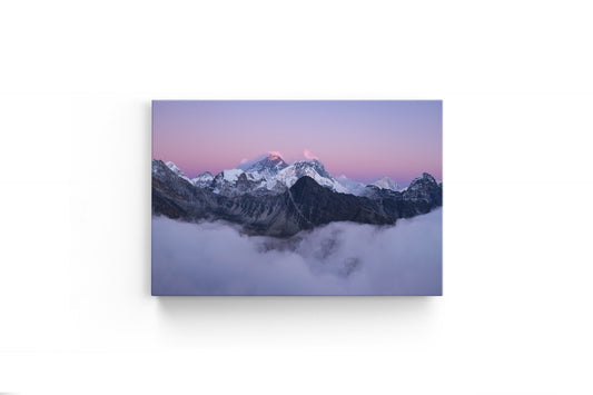 Tablou Canvas Apusul Peste Munții Alpi
