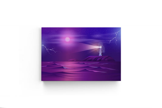 Tablou Canvas Purple Port