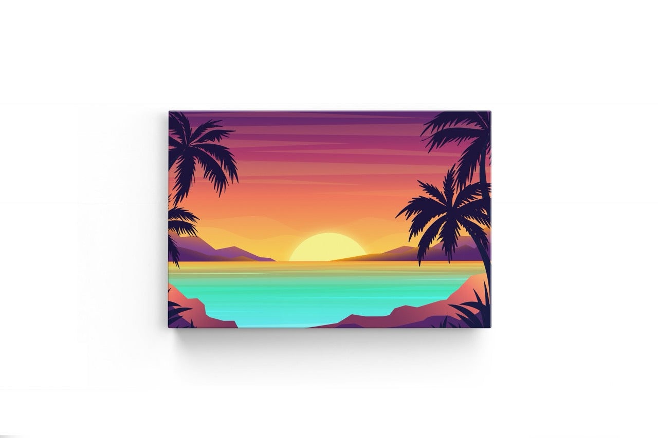 Tablou Canvas Sunrise Beach