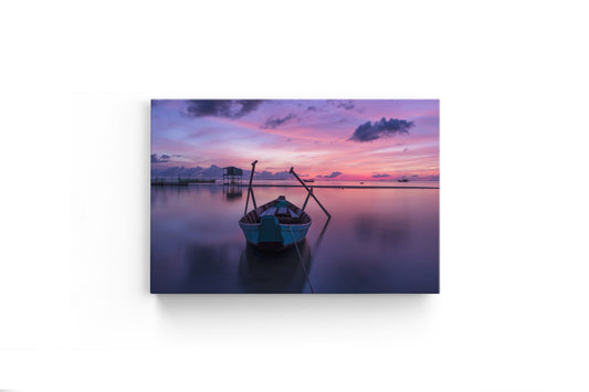 Tablou Canvas Sunrise Boat