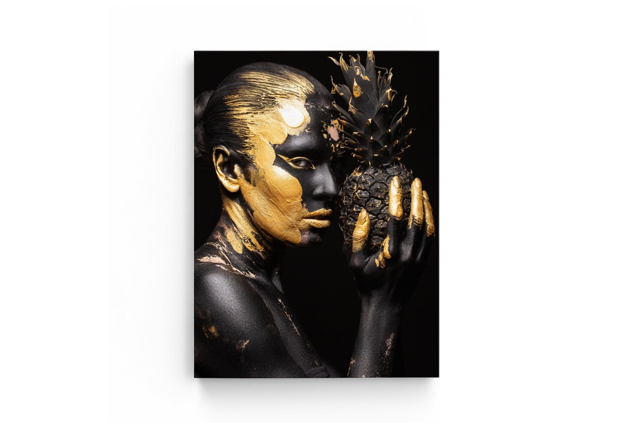 Tablou Canvas Dark Pineapple
