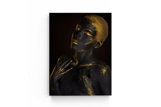 Tablou Canvas Pictura Cu Aur