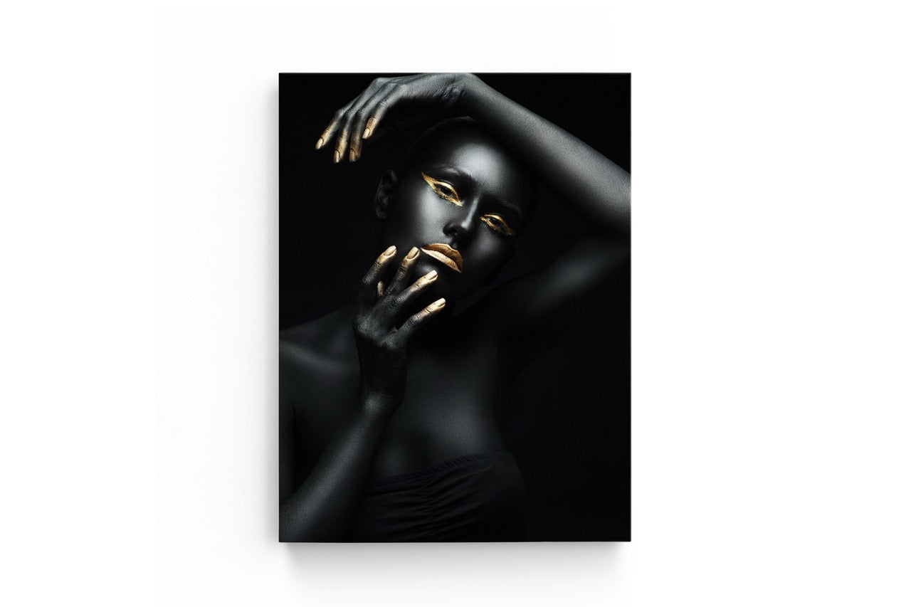Tablou Canvas Gold Model