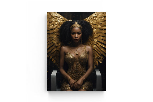 Tablou Canvas Gold Angel