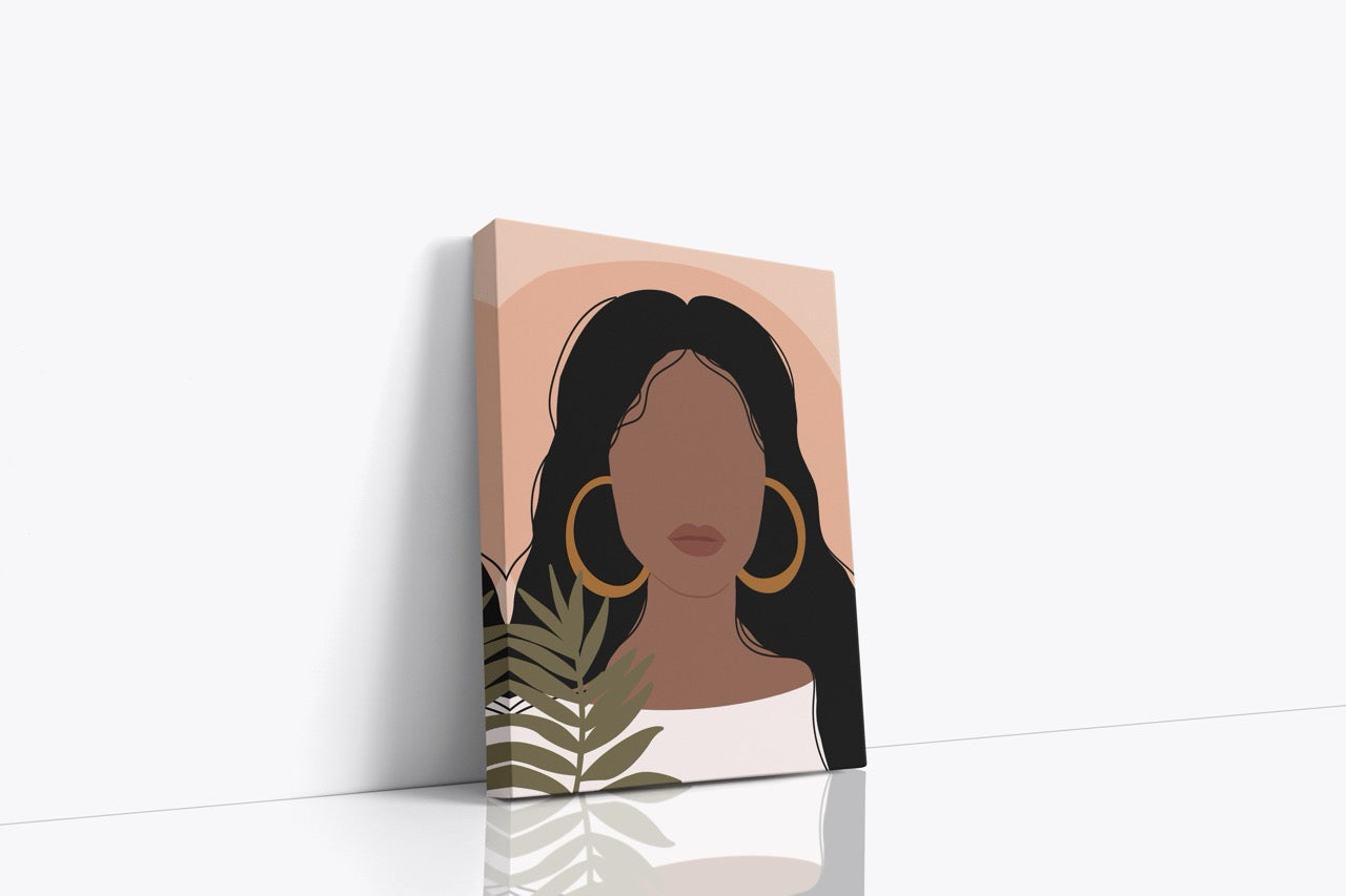Tablou Canvas Chip De Femeie