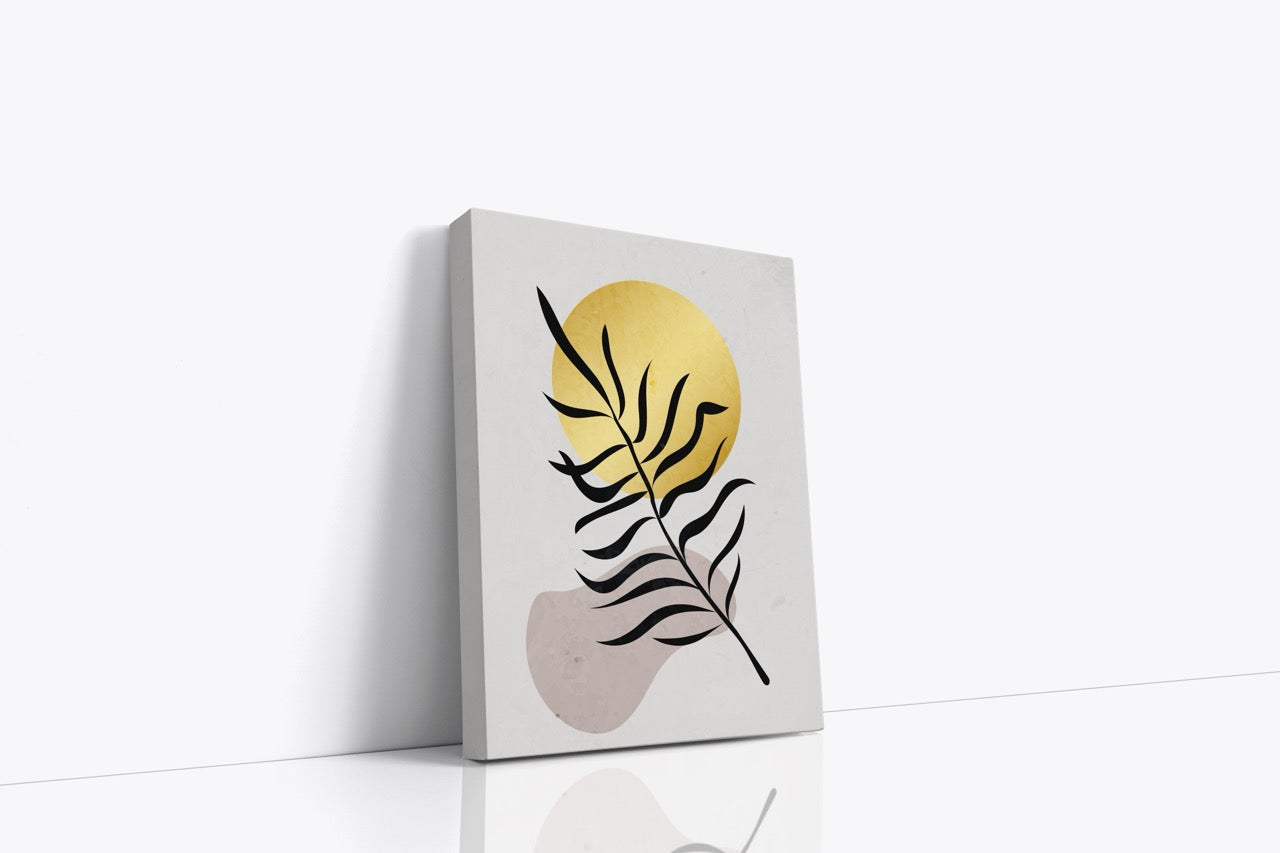 Tablou Canvas Cercul Auriu