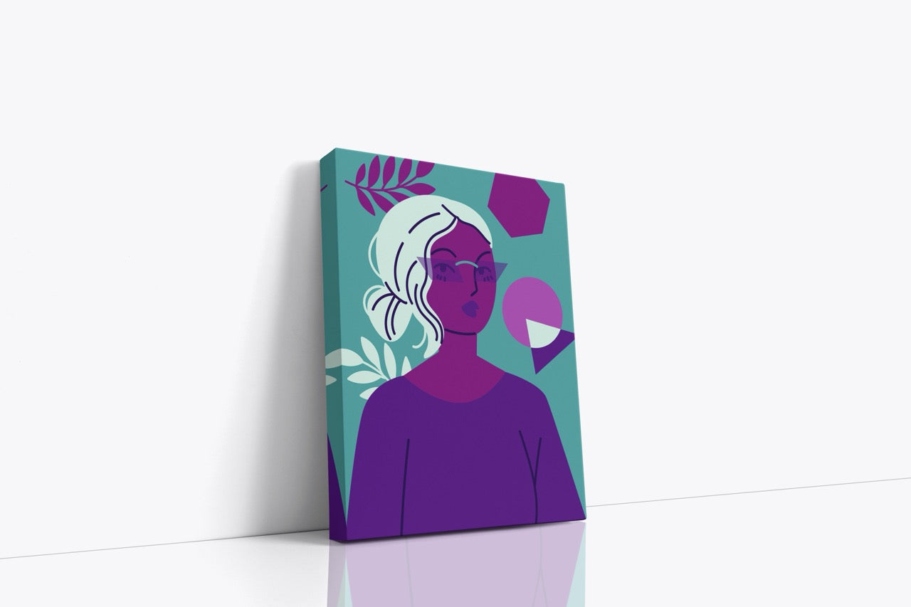 Tablou Canvas Purple Women