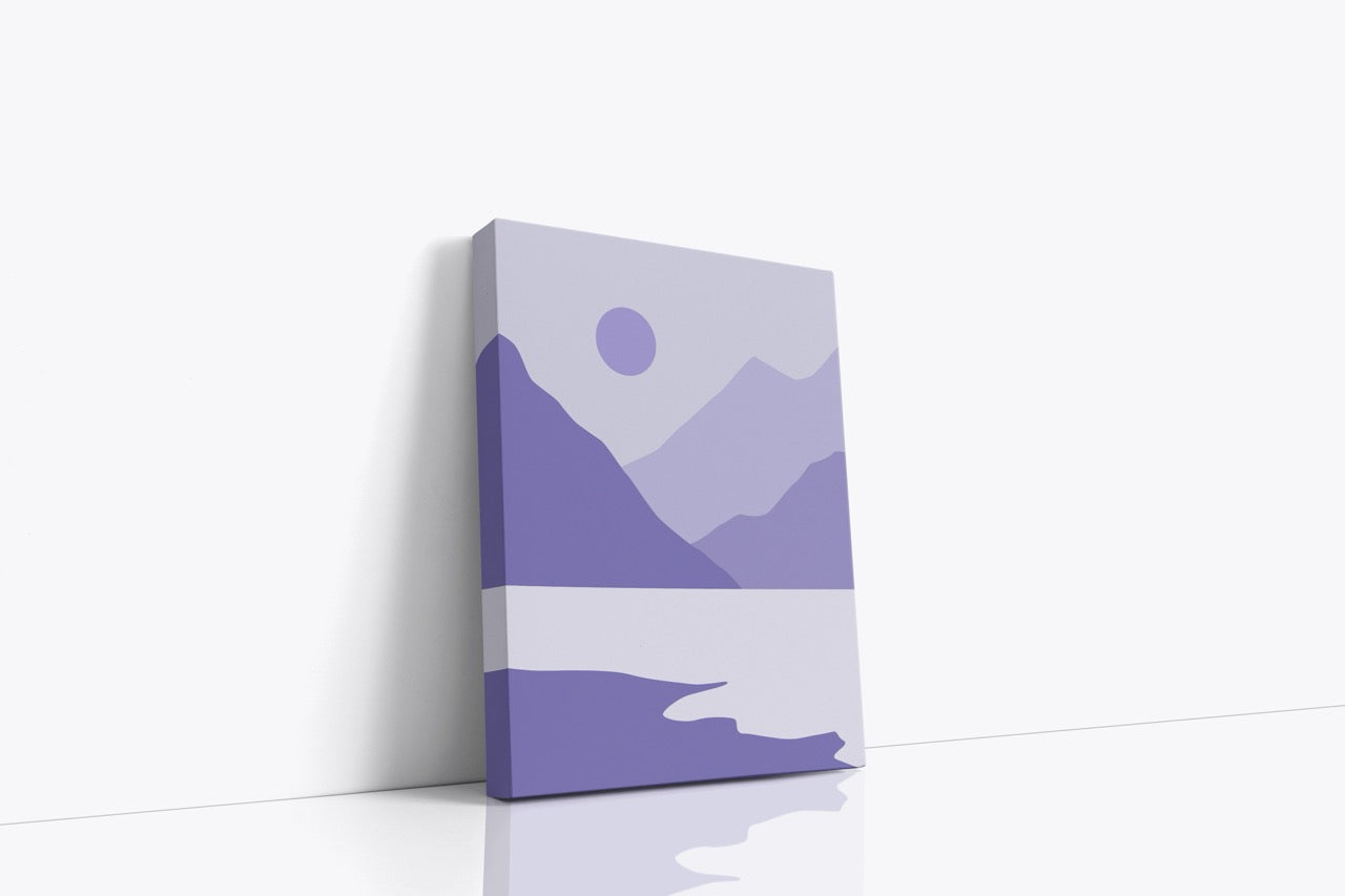 Tabloul Canvas Peisaj Violet