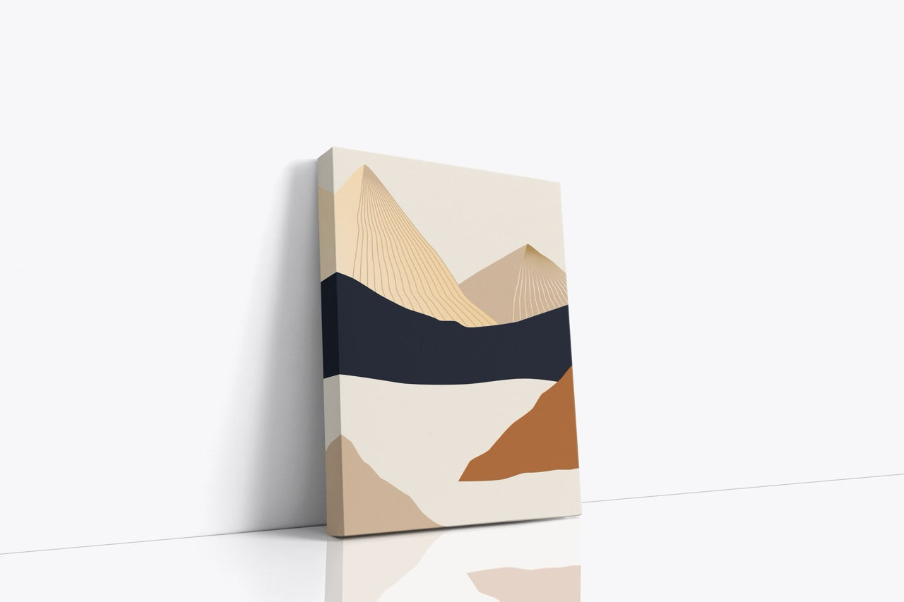 Tablou Canvas Gold Mountain