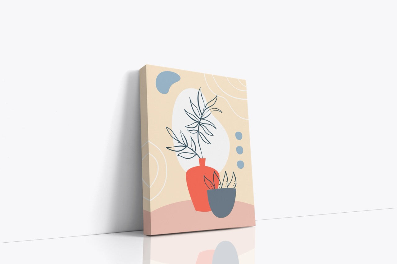 Tablou Canvas Flori În Vaza