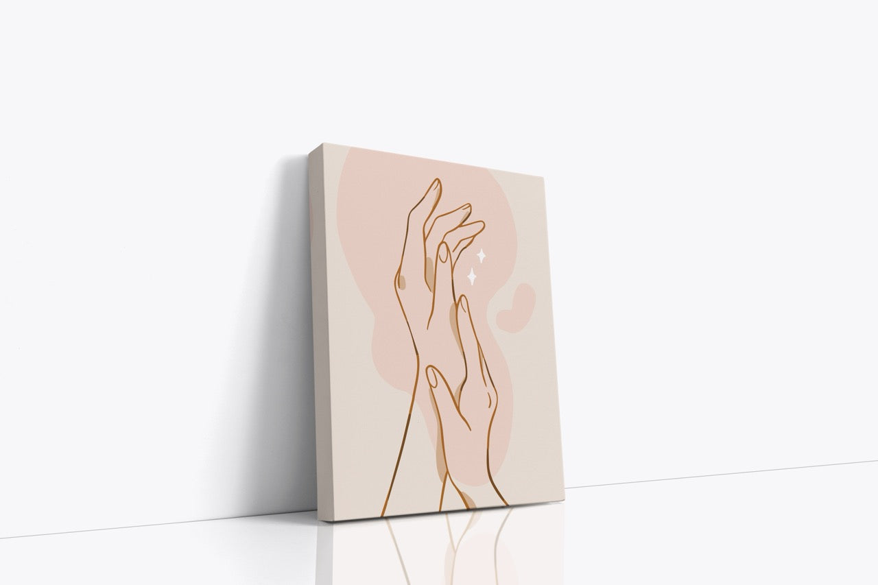 Tablou Canvas Mâinile