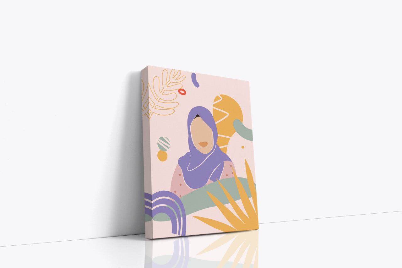 Tablou Canvas Muslim Women