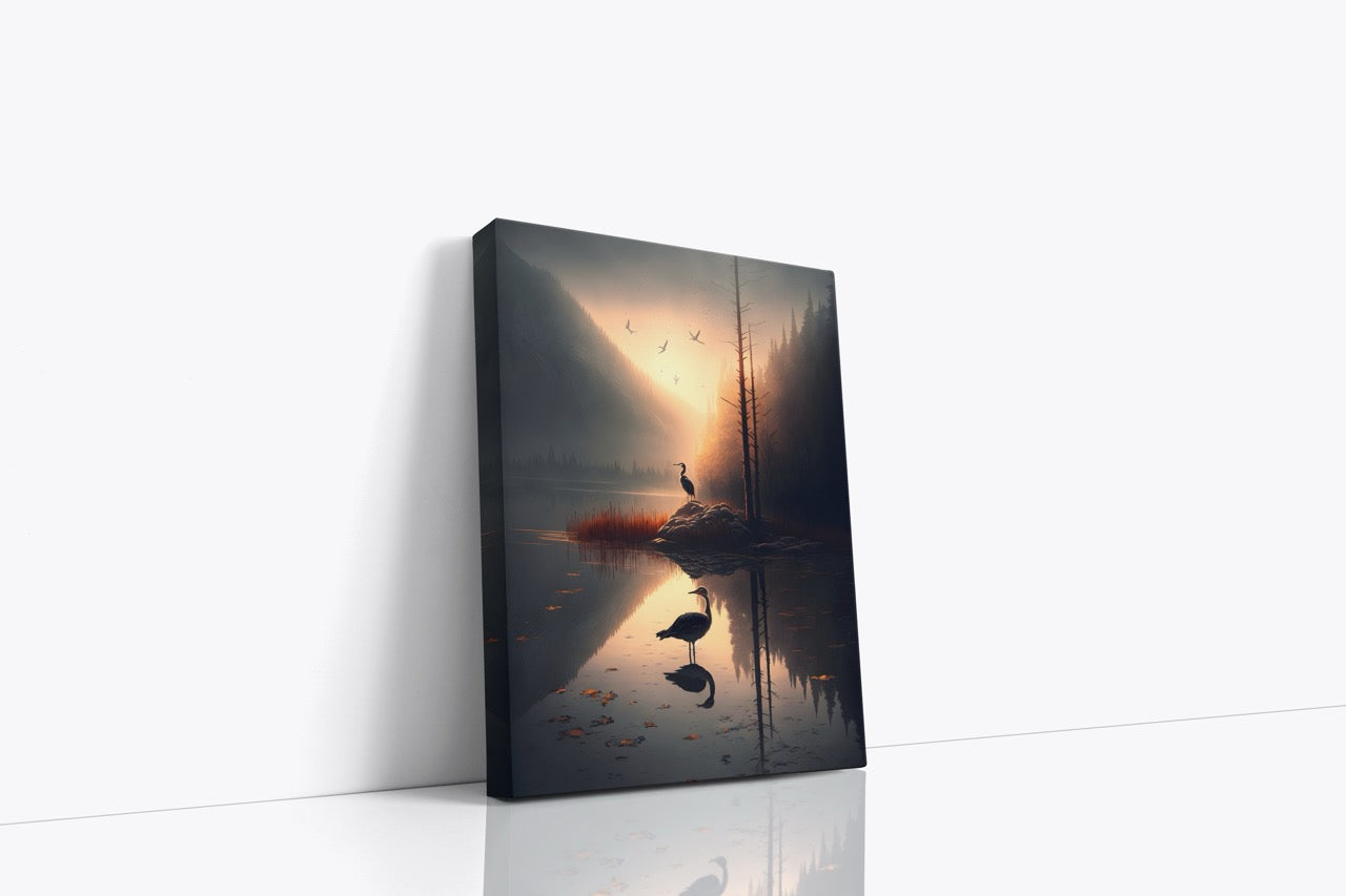 Tablou Canvas Cormoranii