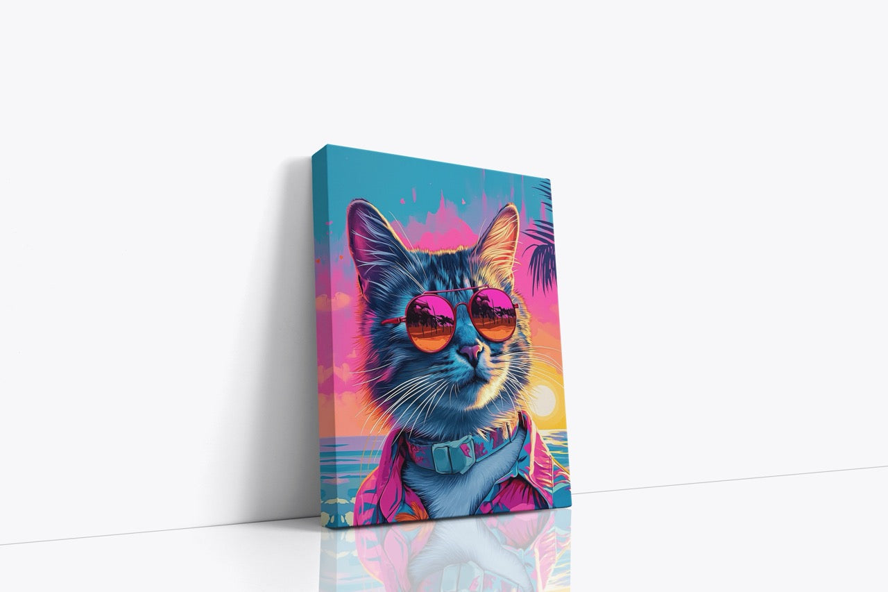Tablou Canvas Pisica La Plaja