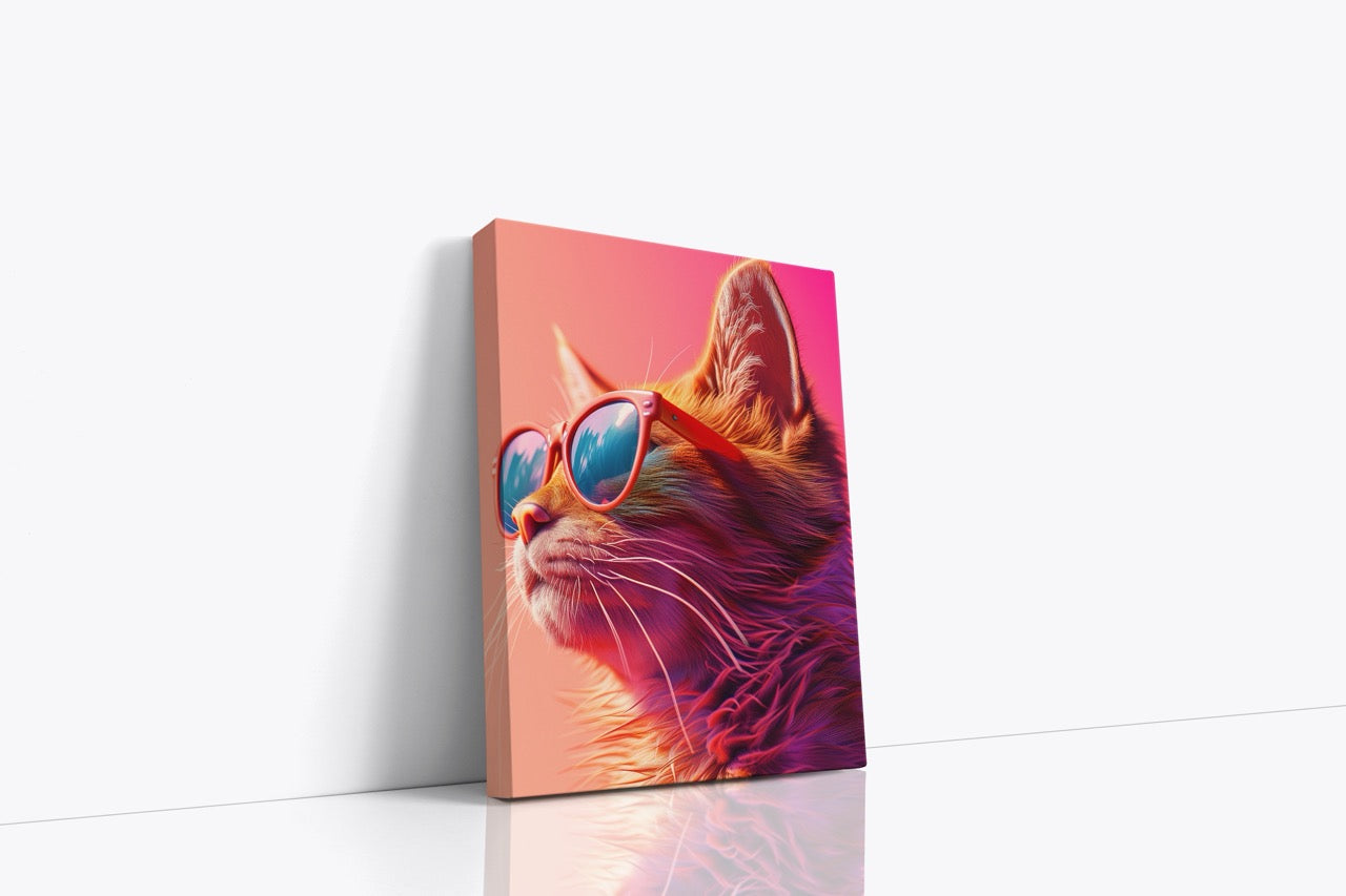 Tablou Canvas Pisica La Plaja II
