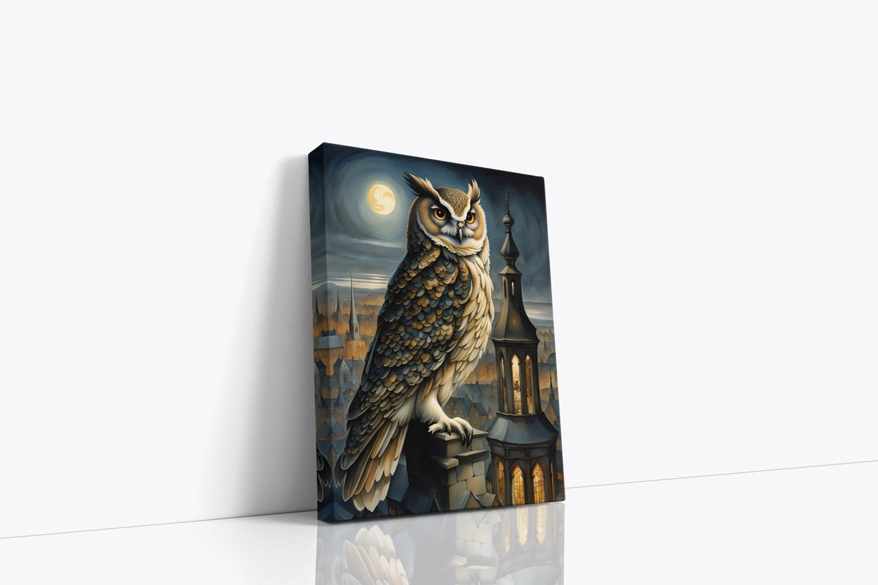 Tablou Canvas Bufnița Van Gogh