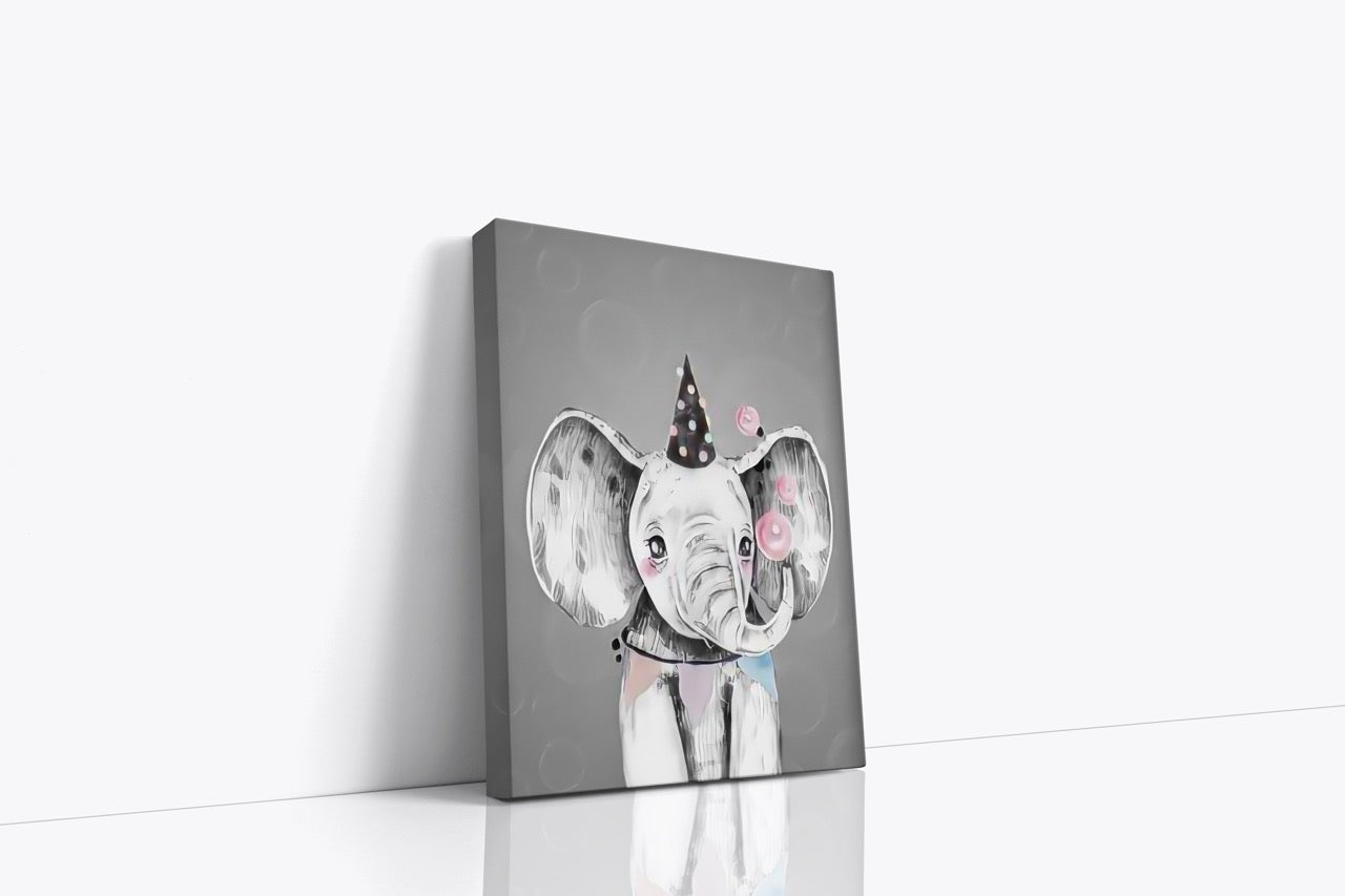Tablou Canvas Elefănțelul Sărbătorit