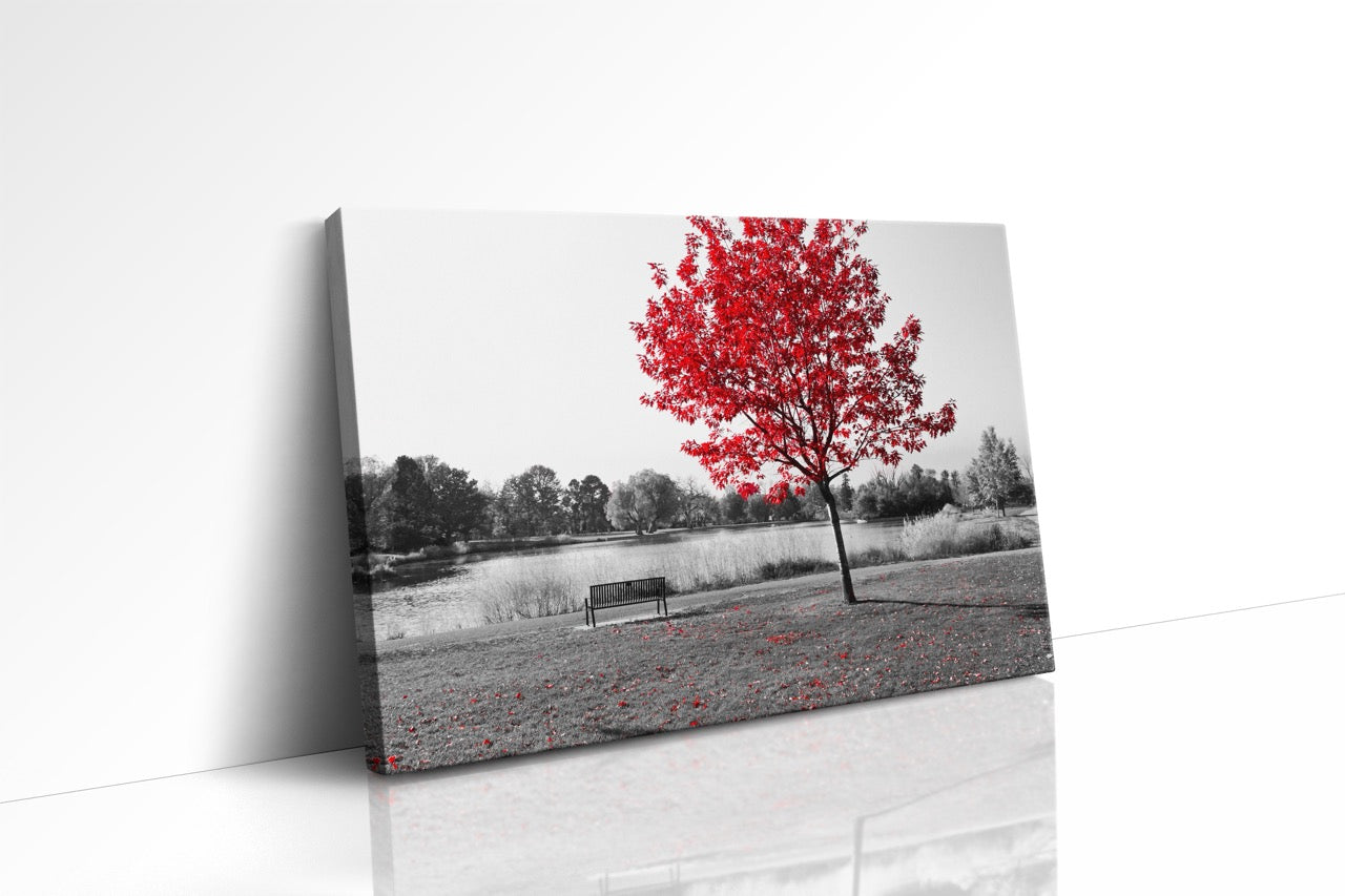 Tablou Canvas Red Tree