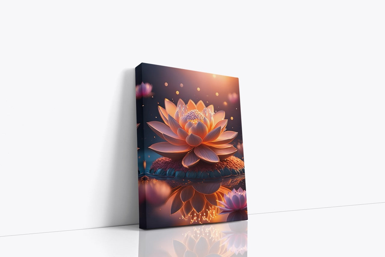 Tablou Canvas Digital Lotus II