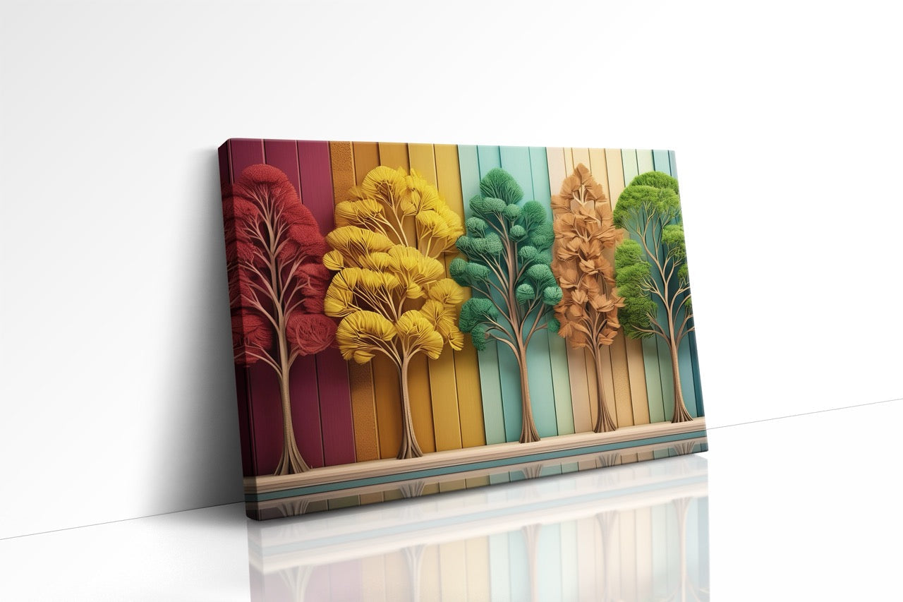 Tablou Canvas Color Tree
