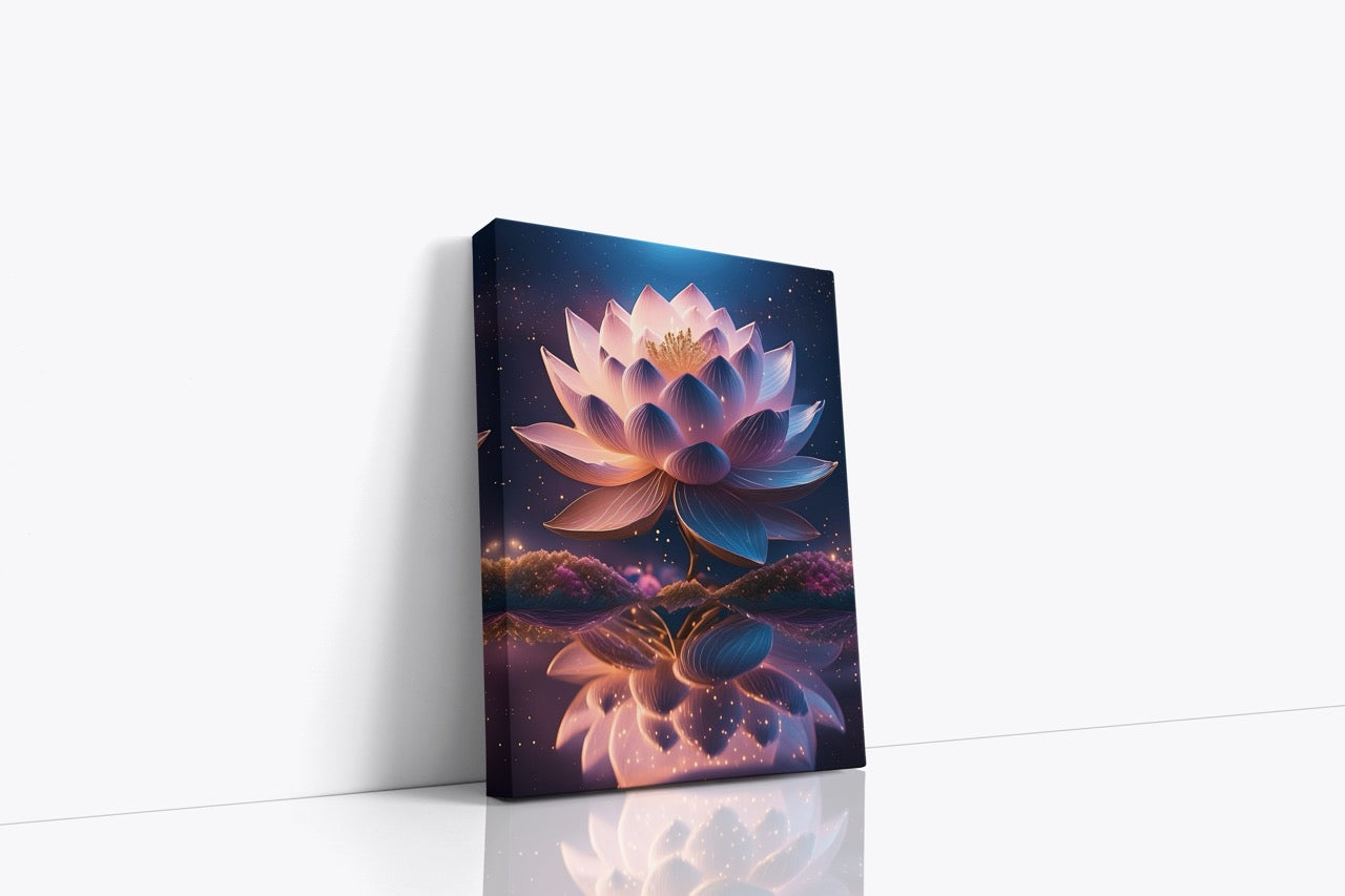 Tablou Canvas Digital Lotus V